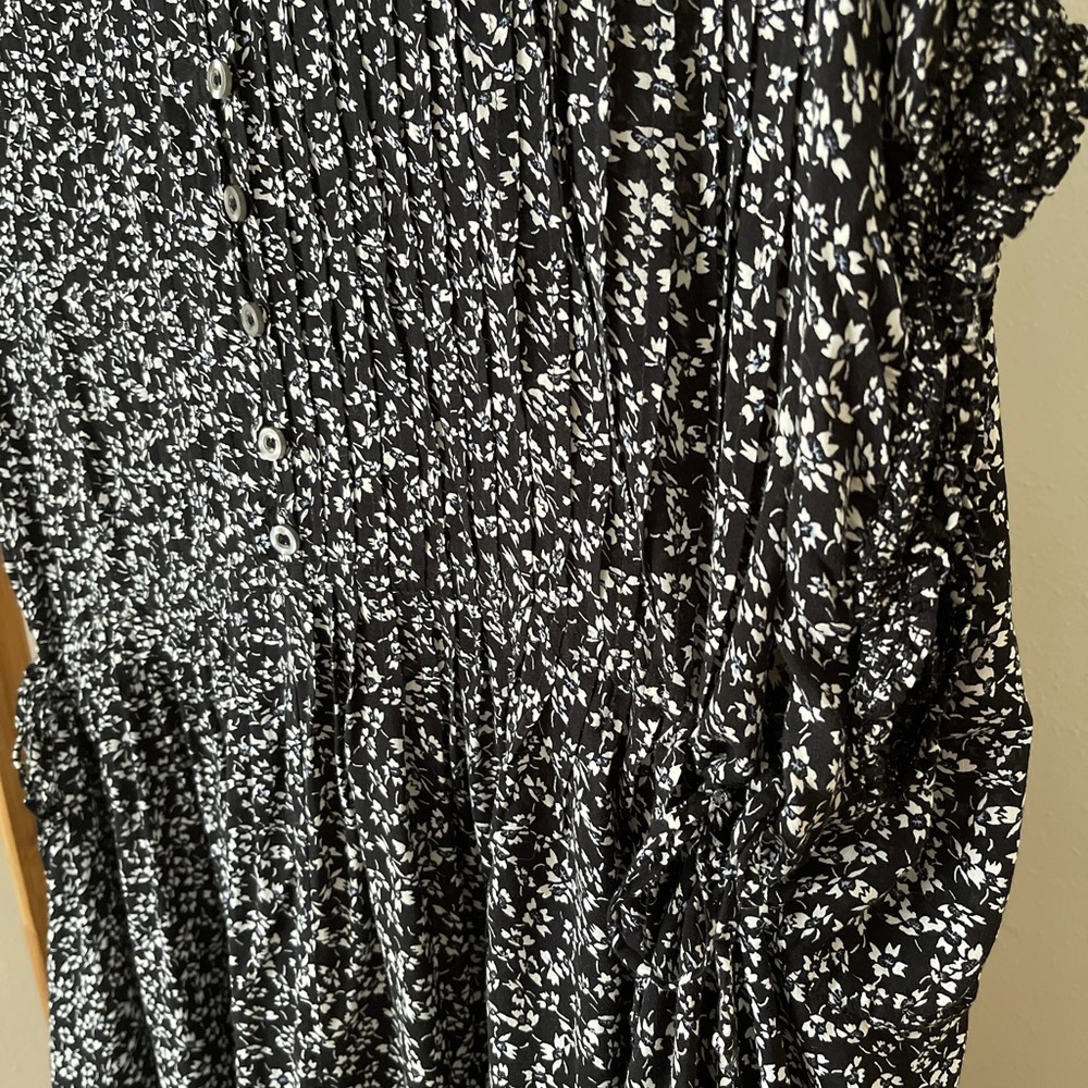 Free People Oversized floral dress tunic